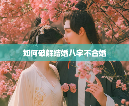 如何破解结婚八字不合婚
